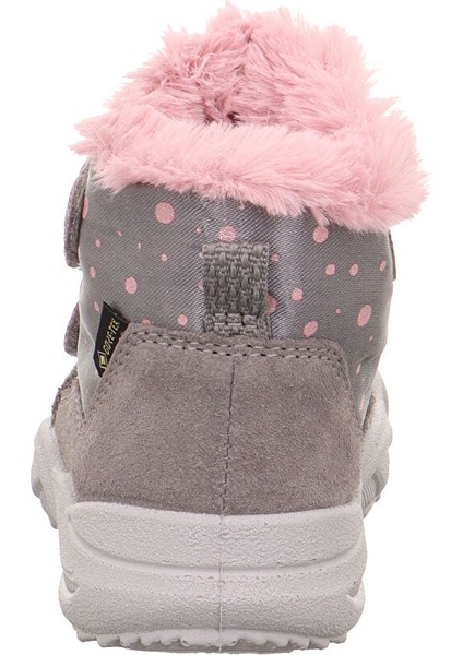 Gri - Pembe Kız Bebek Bot 1-009226-2500-2