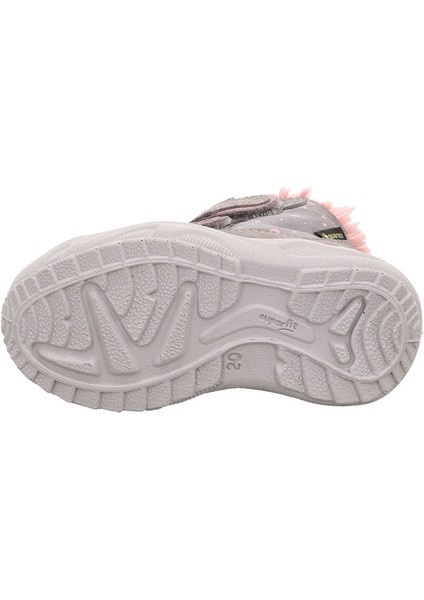 Gri - Pembe Kız Bebek Bot 1-009226-2500-2