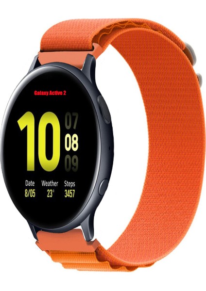 Samsung Galaxy Watch Active 2 40MM/44MM Akıllı Saat Uyumlu Kordon Alpine Loop Döngü Spor Kayış