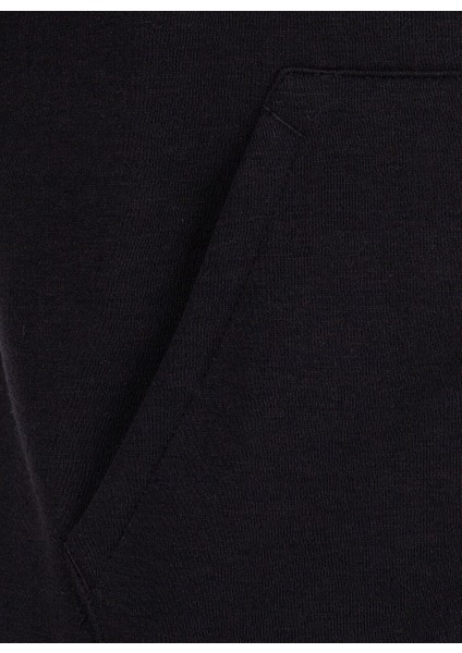 Kapüşon Yaka Siyah Erkek Eşofman Üstü 101590.100-CAMPUS Iıı Hoodıe Jacket