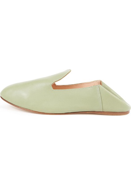 Yeşil Kadın Deri Loafer La Green fiyatları