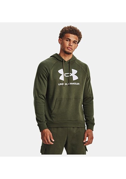 Erkek Ua Rival Fleece Logo Hd Sweatshirt 1379758-390