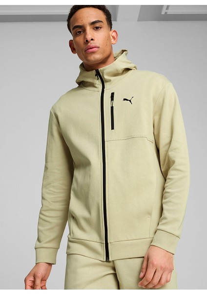 Krem Erkek Fermuarlı Normal Düz Zip Ceket 68165468 Open Road Full-Zip Hoodie