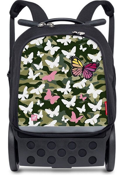 Roller Up Askılı Çekçekli Okul Çantası x Large // Butterfly Camo (10YAŞ Üzeri)