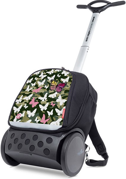 Roller Up Askılı Çekçekli Okul Çantası x Large // Butterfly Camo (10YAŞ Üzeri)