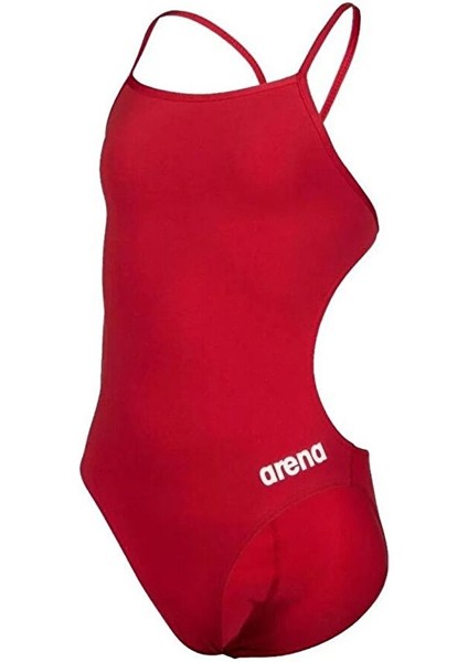 Team Swimsuit Challenge Solid Çocuk Kırmızı Yüzücü Mayosu 004765450