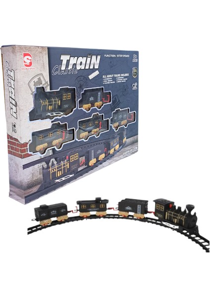 Pilli Raylı Işıklı Tren 285CM SHR-8501C
