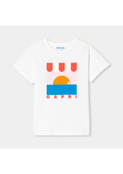 Kız Çocuk Baskılı Jarse T-Shirt
