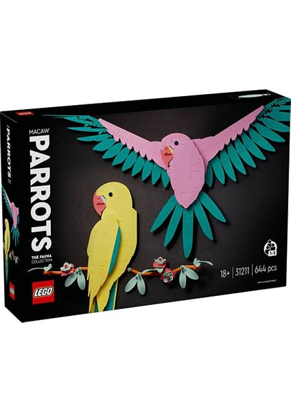 Art 31211 The Fauna Collection - Macaw Parrots