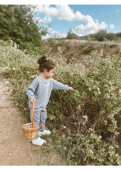 Kız ve Erkek Bebek Çocuk Alt Üst Eşofman Takımı Sweatshirt & Jogger 1-7 Yaş