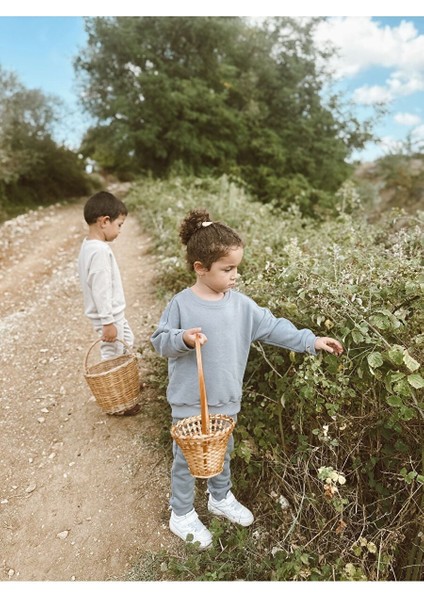 Kız ve Erkek Bebek Çocuk Alt Üst Eşofman Takımı Sweatshirt & Jogger 1-7 Yaş