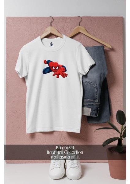 Oversize Spider-Man - Örümcek Adam 3 Vektörel Tasarımlı Unisex T-Shirt