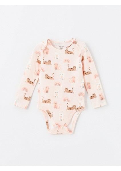 Baby Pembe Bisiklet Yaka Kız Bebek Çıtçıtlı Body 2'li fiyatları
