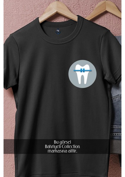 Oversize Diş Teli Cep Tasarımlı Unisex T-Shirt fırsatları