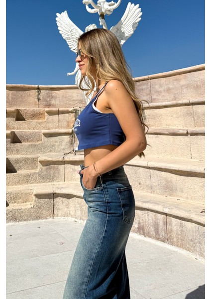 Los Angeles Baskılı Ip Askılı Bady 6264 fiyatları