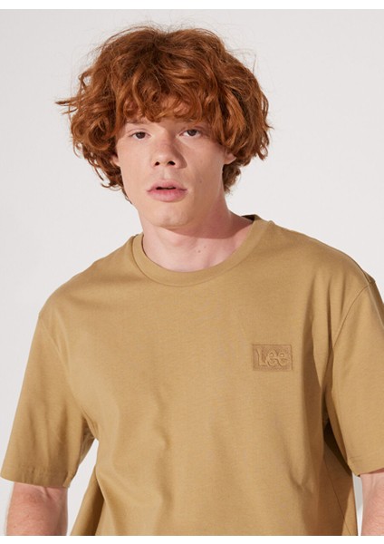 Bisiklet Yaka Kiremit Erkek T-Shirt LL84FU60 Bisiklet Yaka T-Shirt modelleri