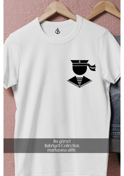 Oversize Denizci Bahriyeli Seaman Cep Tasarımlı Unisex T-Shirt fiyatları