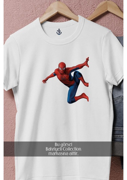 Oversize Spider-Man Örümcek Adam Tasarımlı Unisex T-Shirt fırsatları
