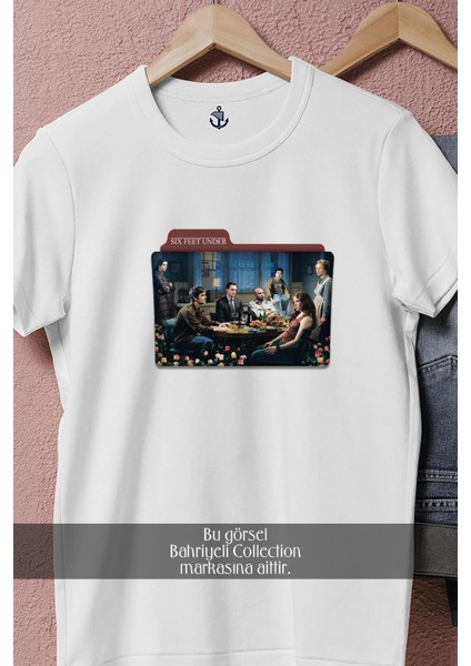 Oversize Six Feet Under Tasarımlı Unisex T-Shirt fiyatları
