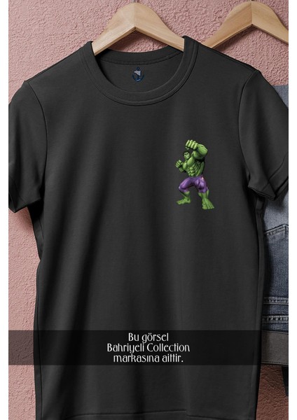 Oversize Hulk Power Cep Tasarımlı Unisex T-Shirt fiyatları