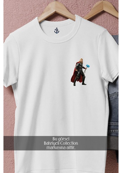 Oversize Thor Görsel Cep Tasarımlı Unisex T-Shirt fırsatları
