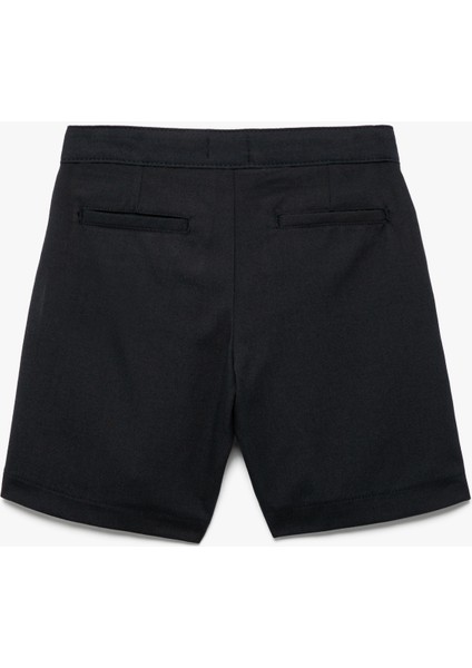 Normal Bel Cepli Viskon Karışımlı Pileli Şort fiyatları