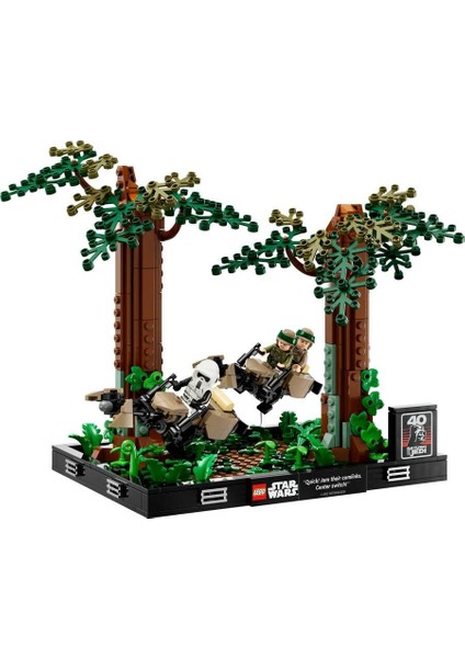 Star Wars Endor Hız Motoru Takibi Dioraması 75353 modelleri