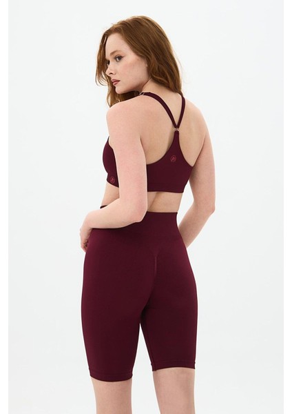 Momiji Push Up Şekillendirici Biker Bordo