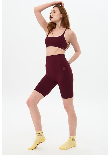 Momiji Push Up Şekillendirici Biker Bordo