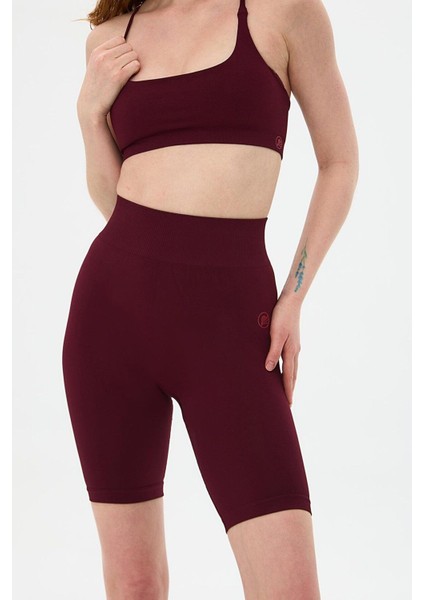 Momiji Push Up Şekillendirici Biker Bordo