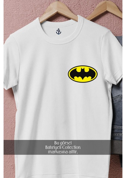 Oversize Batman Logo Cep Tasarımlı Unisex T-Shirt fiyatları