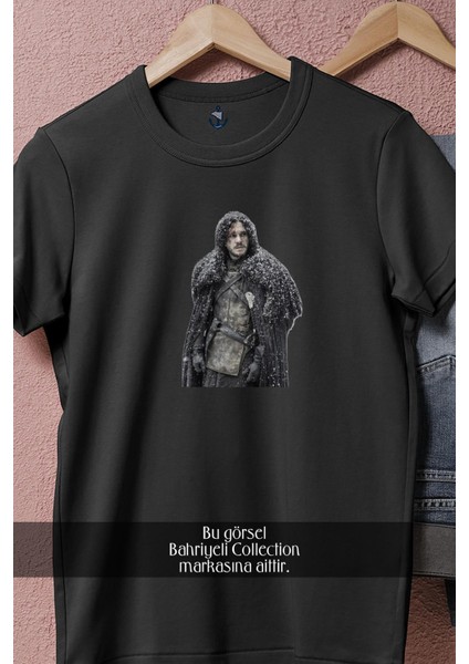 Oversize Kit Harington Jon Snow Game Of Thrones Tasarımlı Unisex T-Shirt fiyatları