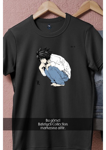 Oversize L Anime Death Note Mangaka Homo Sapiens Tasarımlı Unisex T-Shirt fiyatları