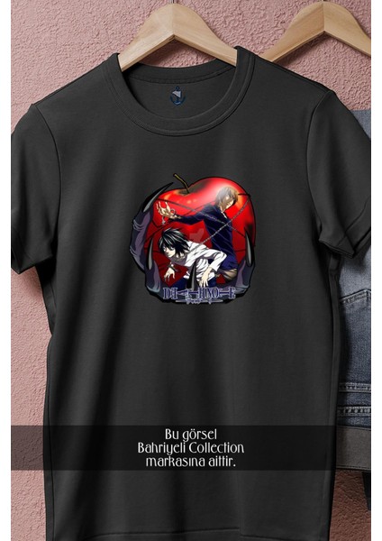 Oversize Light Yagami Ryuk Death Note Tasarımlı Unisex T-Shirt fiyatları