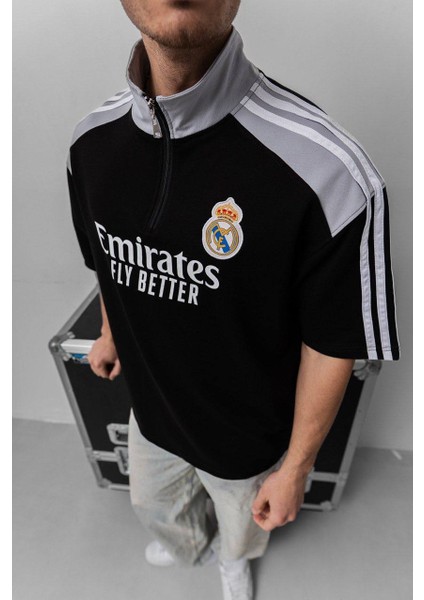Real Madrid Premıum Fermuarlı T-Shırt modelleri