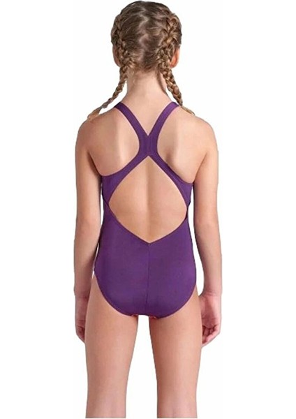 Girl's Arena Multi Colours Swimsuit V Back Kız Çocuk Mayo Mor 009007909 fiyatları