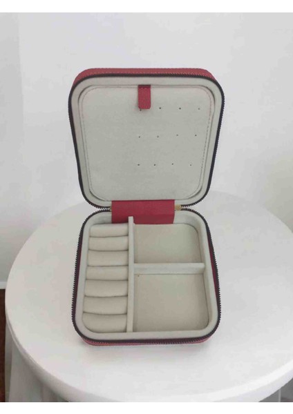 Takı Kutusu Taşınabilir Organizer | Seyahat Için Uygun | 15X15 cm fiyatları