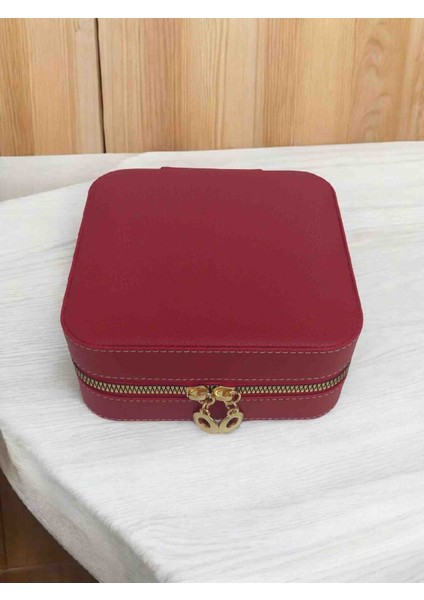 Takı Kutusu Taşınabilir Organizer | Seyahat Için Uygun | 15X15 cm modelleri