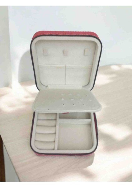 Takı Kutusu Taşınabilir Organizer | Seyahat Için Uygun | 15X15 cm fırsatları