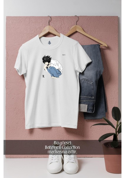 Oversize L Anime Death Note Mangaka Homo Sapiens Tasarımlı Unisex T-Shirt