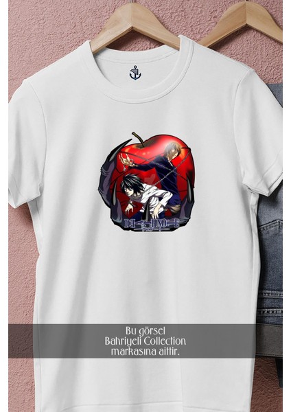 Oversize Light Yagami Ryuk Death Note Tasarımlı Unisex T-Shirt fiyatları
