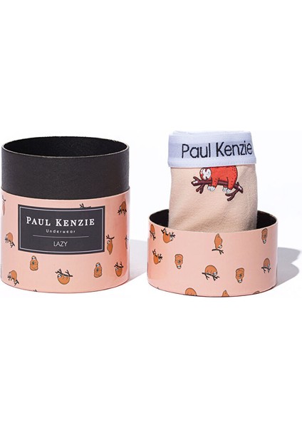 Desenli Kadın Slip Külot - Couple Collection Lazy