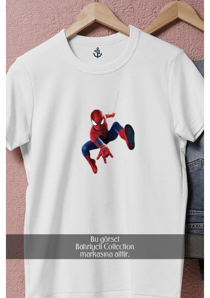 Oversize Spider-Man - Örümcek Adam 6 Vektörel Tasarımlı Unisex T-Shirt