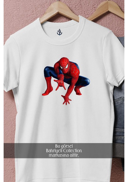 Oversize Spider-Man - Örümcek Adam 7 Vektörel Tasarımlı Unisex T-Shirt