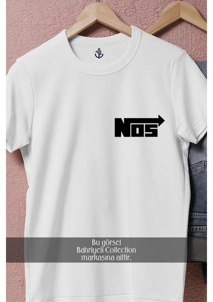 Oversize Nos Cep Tasarımlı Unisex T-Shirt fiyatları