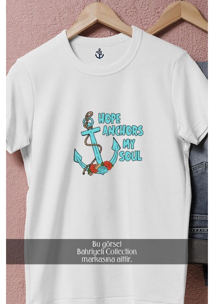 Oversize Hope Anchor My Soul Tasarımlı Unisex T-Shirt fiyatları