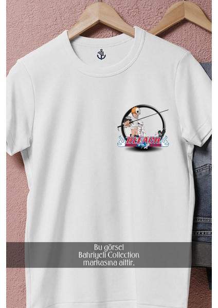 Oversize Bleach Anime Logo Manga Cep Tasarımlı Unisex T-Shirt fiyatları