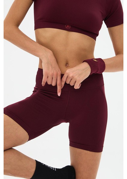 Aozora Sport Aktif Spor Mini Şort Bordo modelleri
