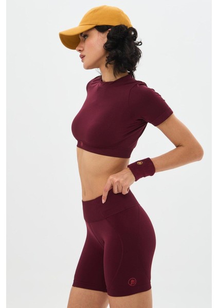 Aozora Sport Aktif Spor Mini Şort Bordo indirimleri
