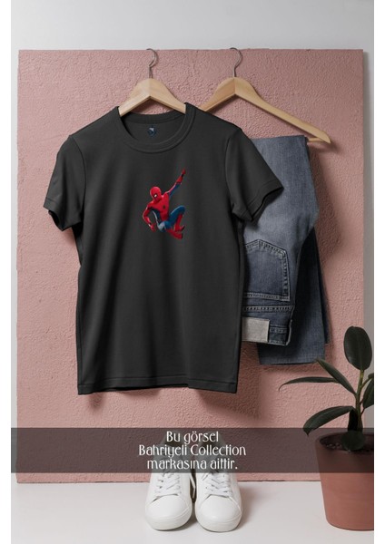 Oversize Spider-Man - Örümcek Adam 10 Vektörel Tasarımlı Unisex T-Shirt